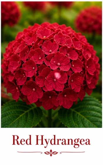 Red hydrangea - what it reveals about your personality